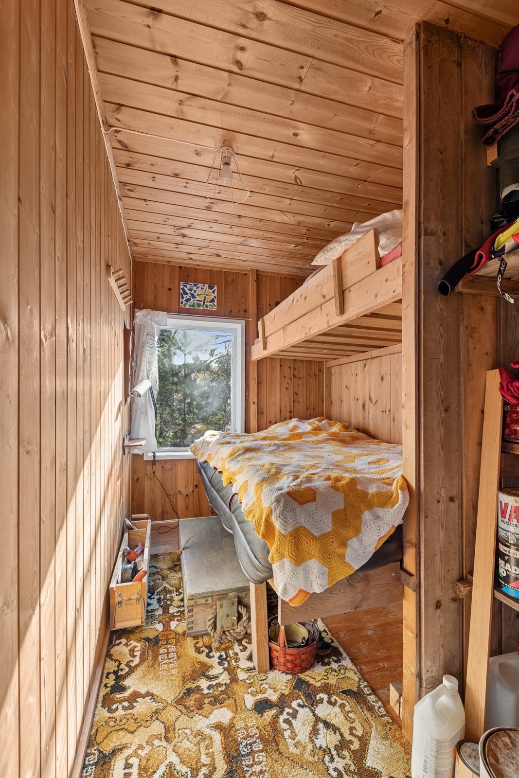 Hytta har to soverom. Galleribilde