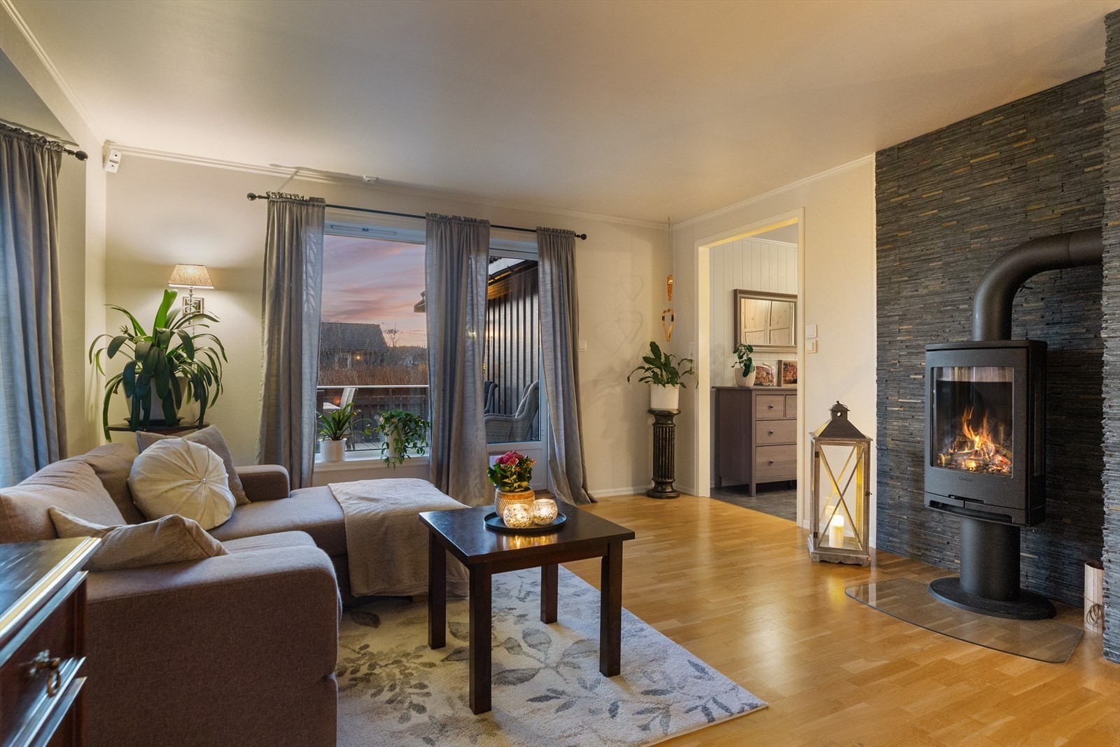 Peisovn for kalde vinterdager Galleribilde