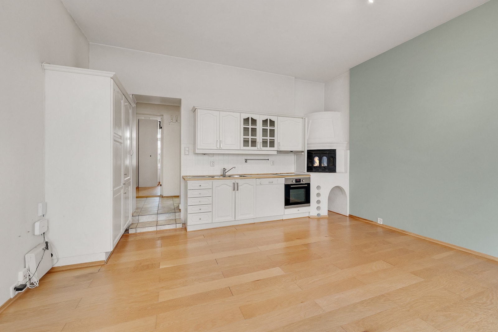 Varmtvann inkludert i felleskostnadene. Galleribilde