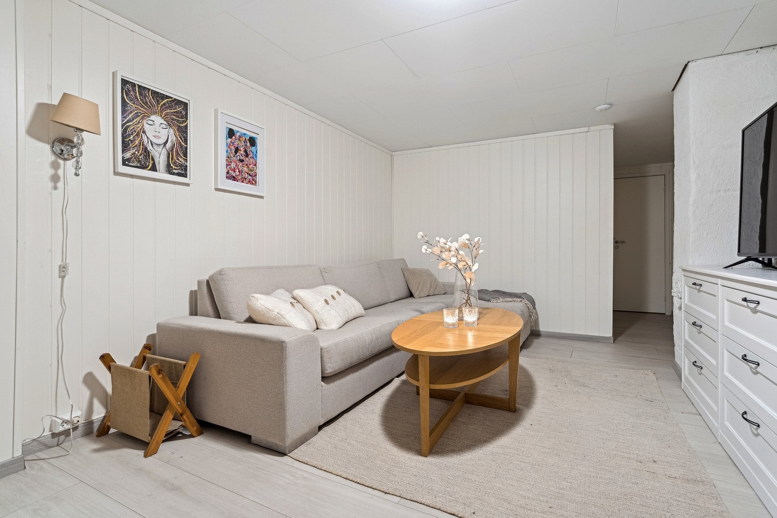 Kjellerstuen måler 16,5 kvm. Galleribilde