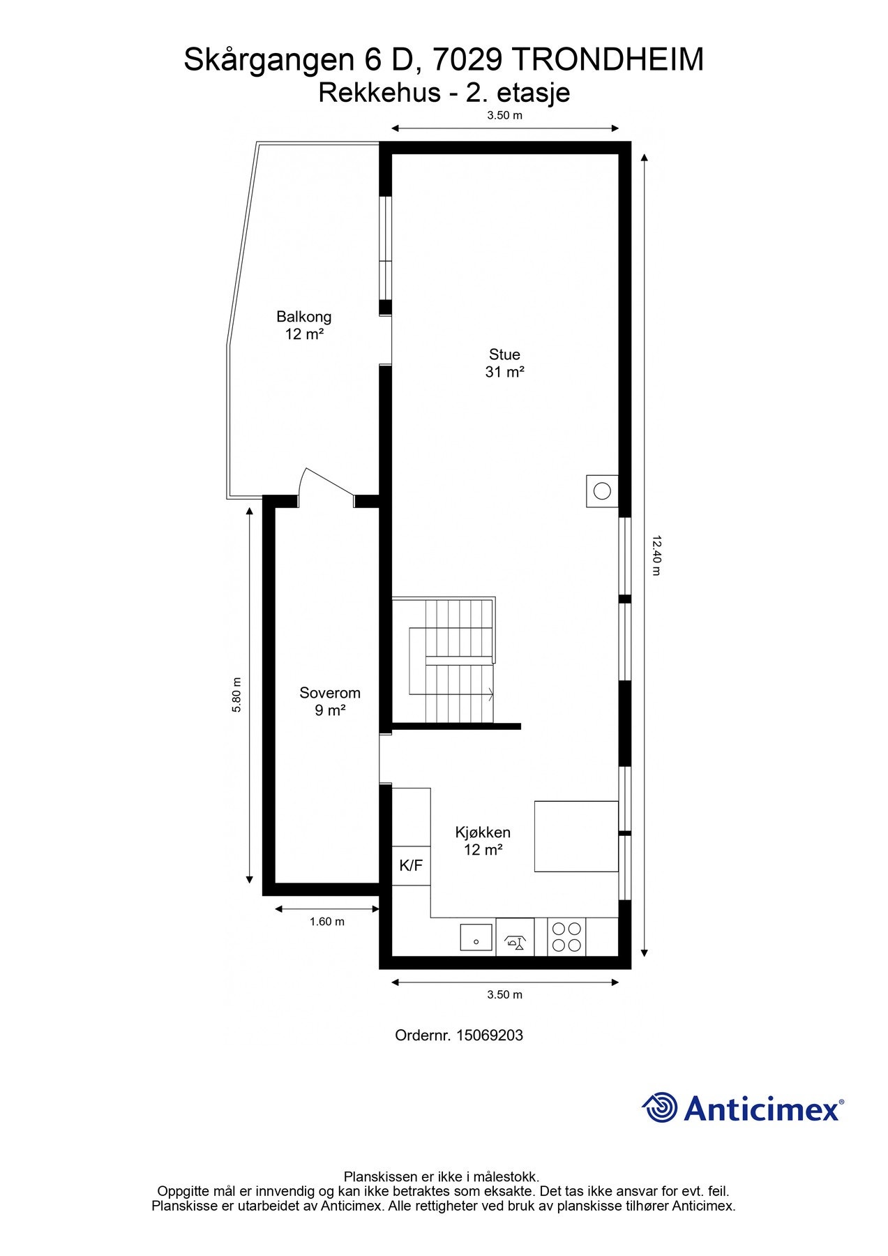 Plantegning - 2. etasje Galleribilde