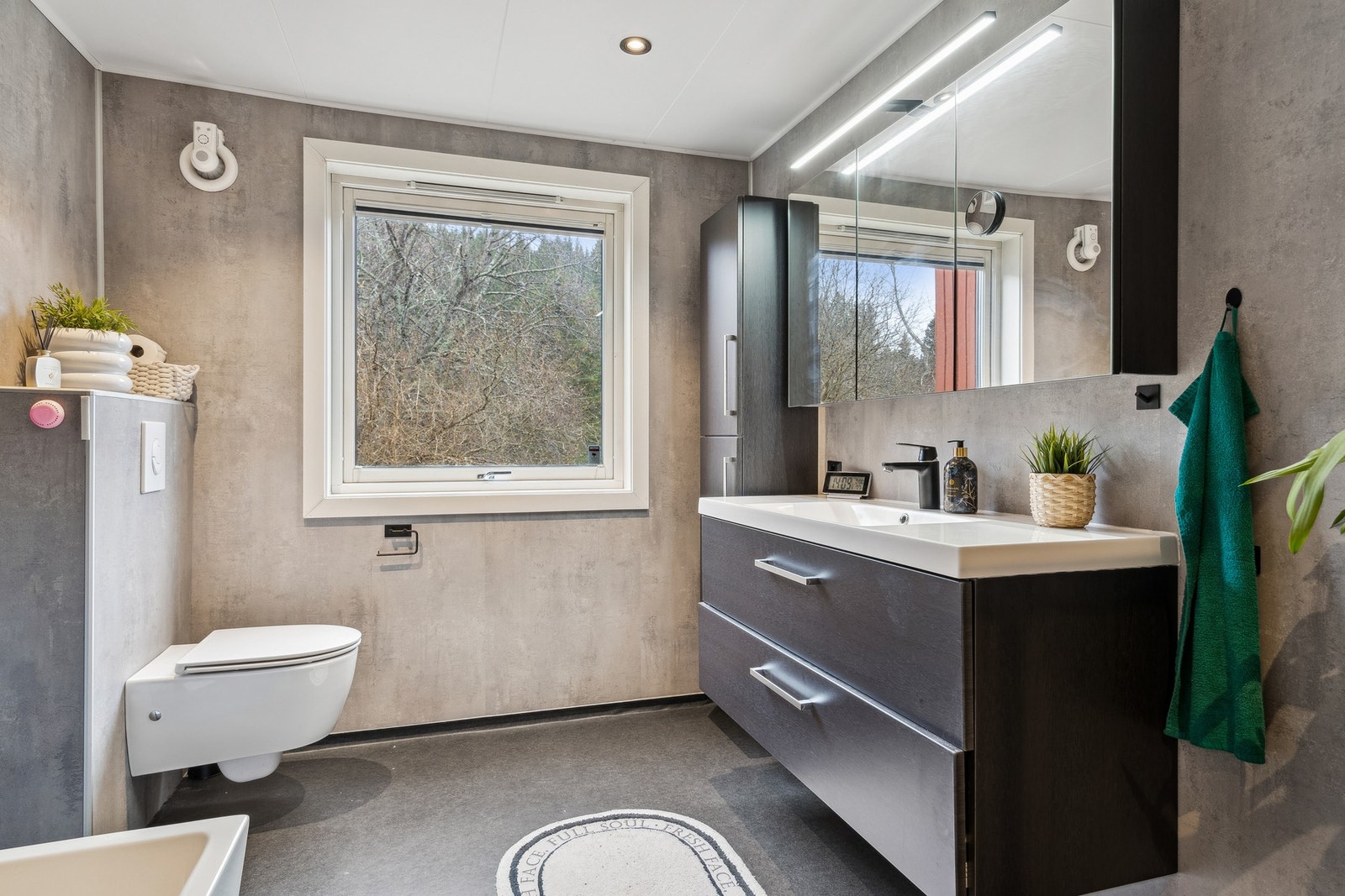 Baderommet ble totaloppusset i 2019/2020. Galleribilde