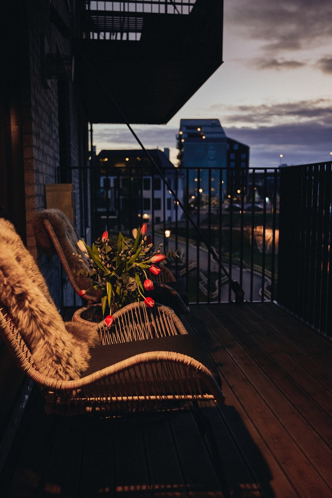 Her kan man nyte solnedgangen Galleribilde