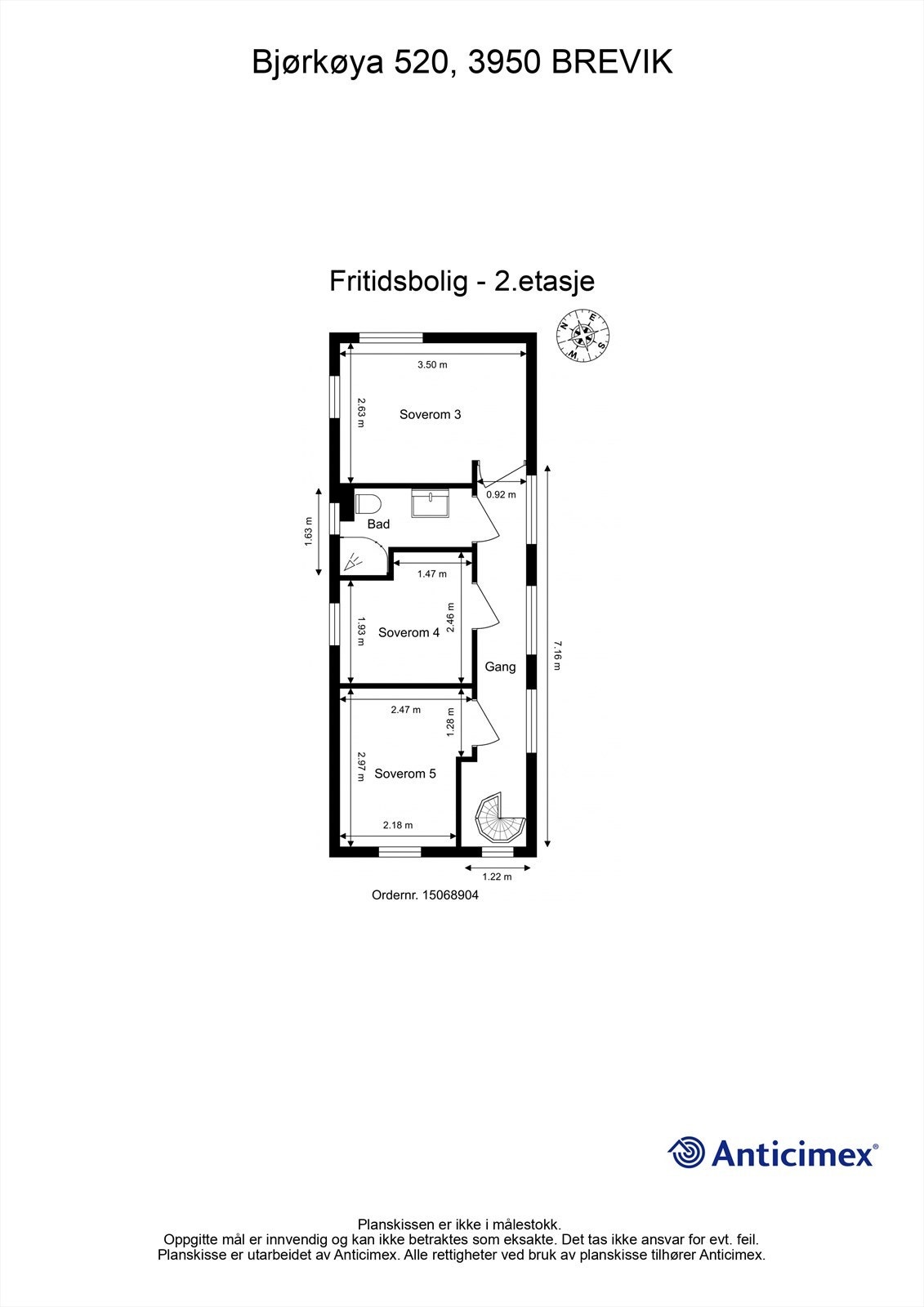 Plantegning - 2.etasje Galleribilde