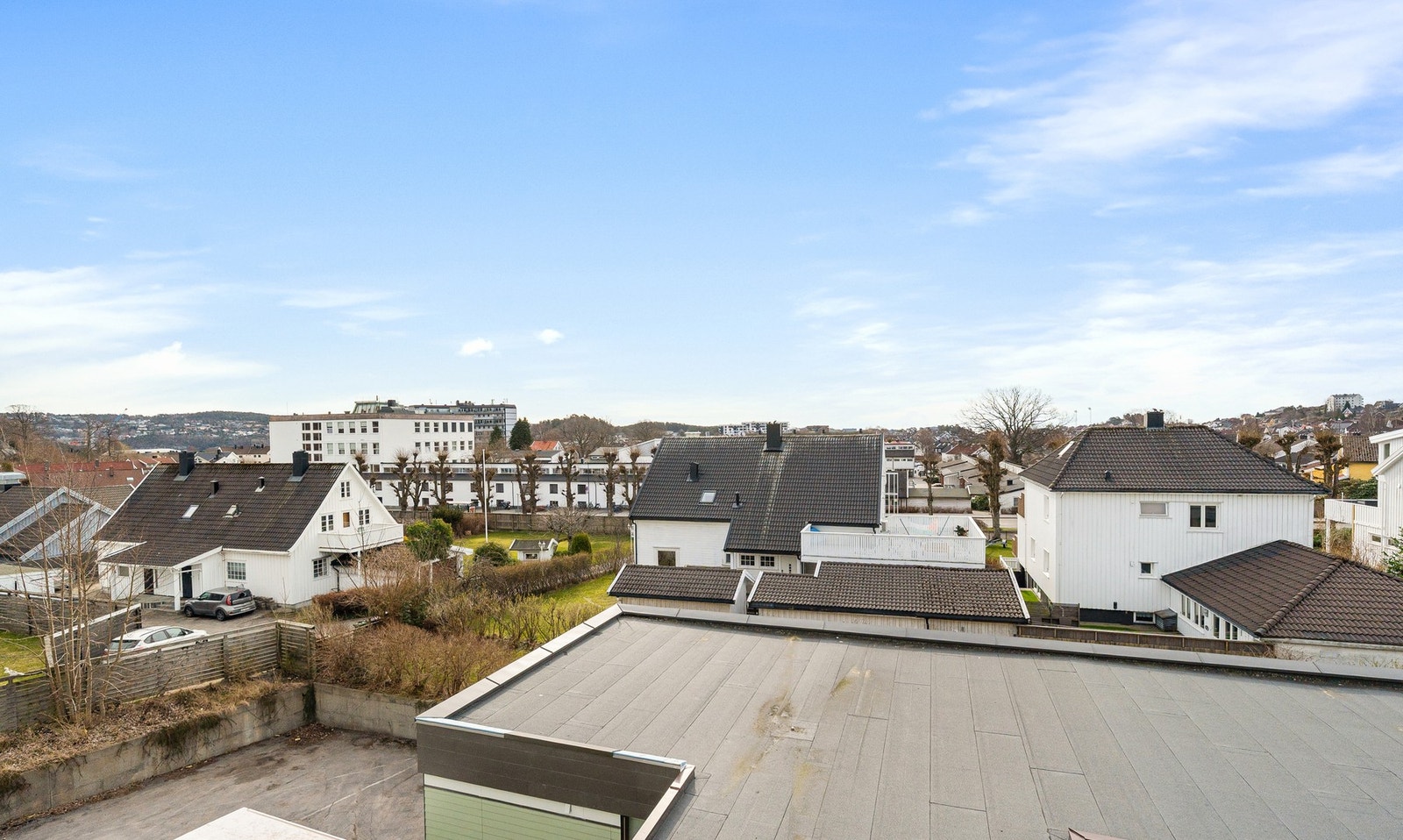 - Fin utsikt utover byen/Lund - Galleribilde