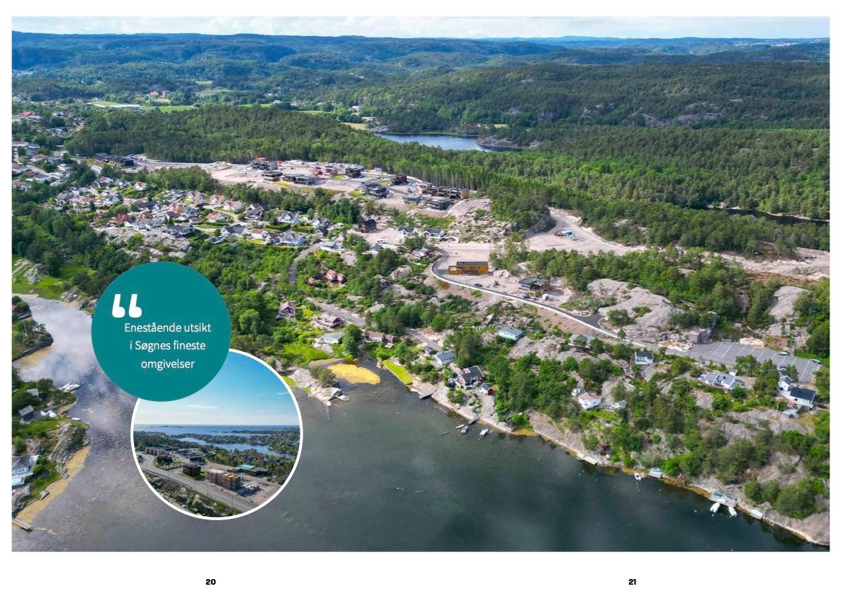 Området sett fra sjøen. Galleribilde