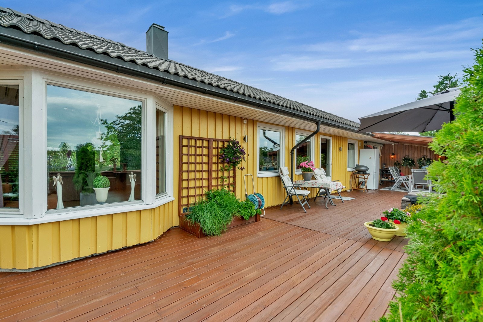 Nyt gode solforhold fra morgen til kveld. Galleribilde