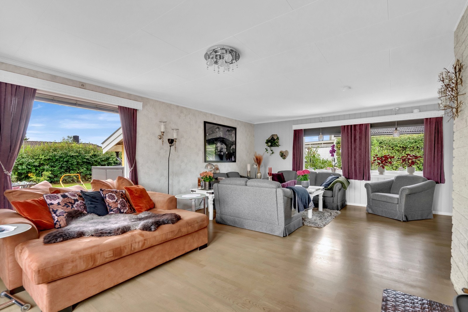 Boligen har alt på en flate. Galleribilde