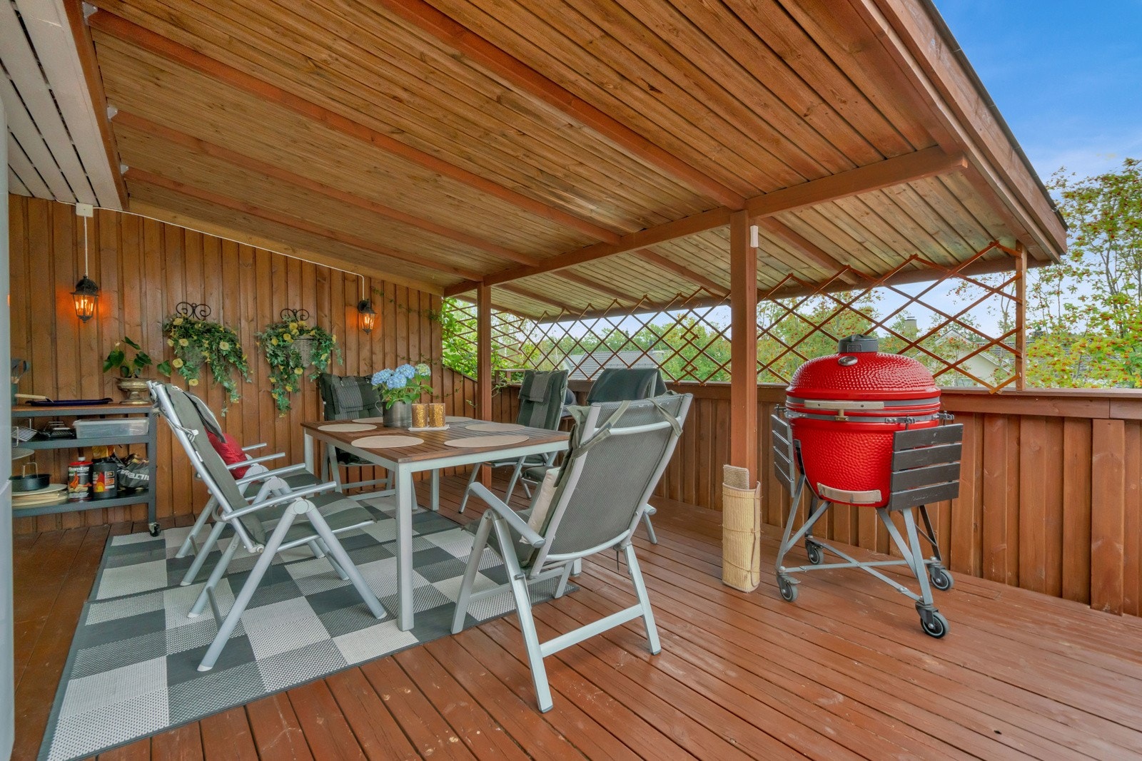 Overbygget del er på ca 19 kvm. Galleribilde