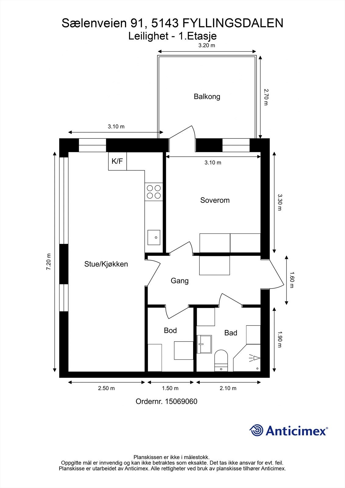 Plantegning Galleribilde