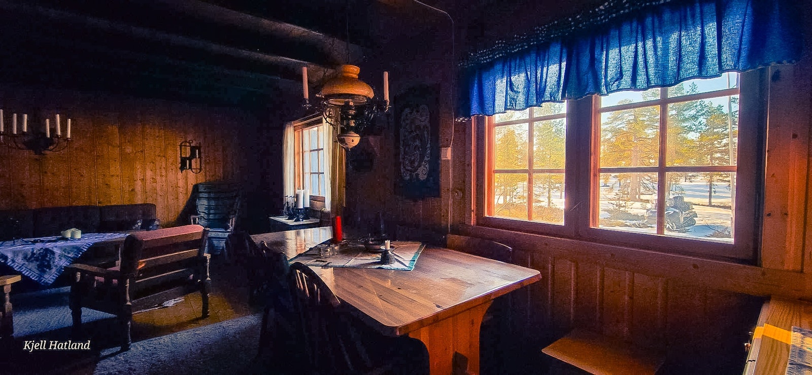 Fin natur og muligheter for hyttekos Galleribilde