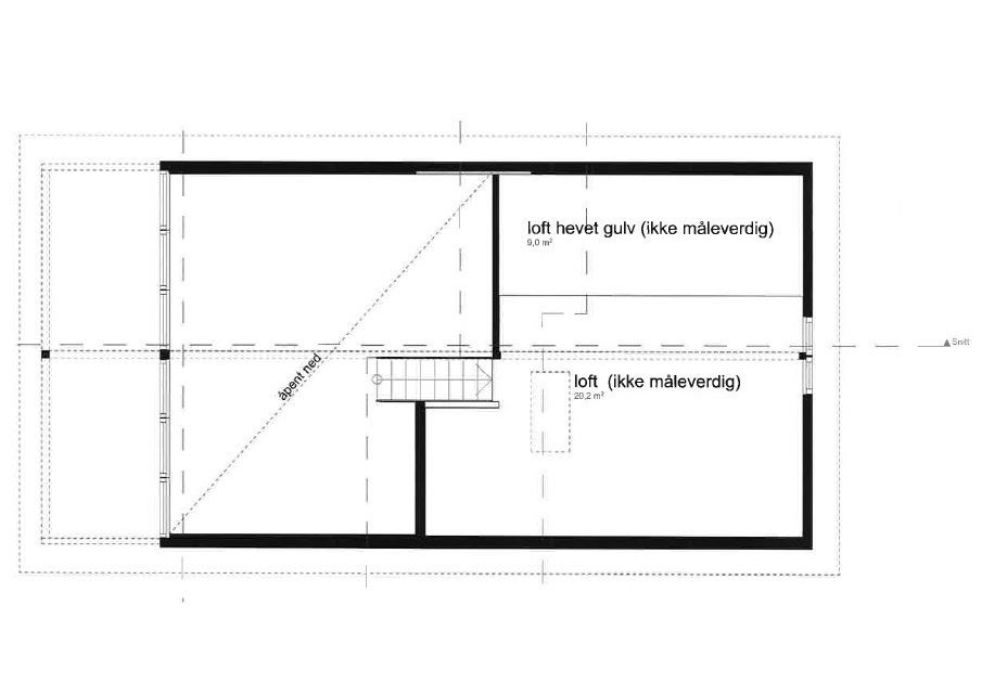 Loft, ny plantegning.JPG Galleribilde