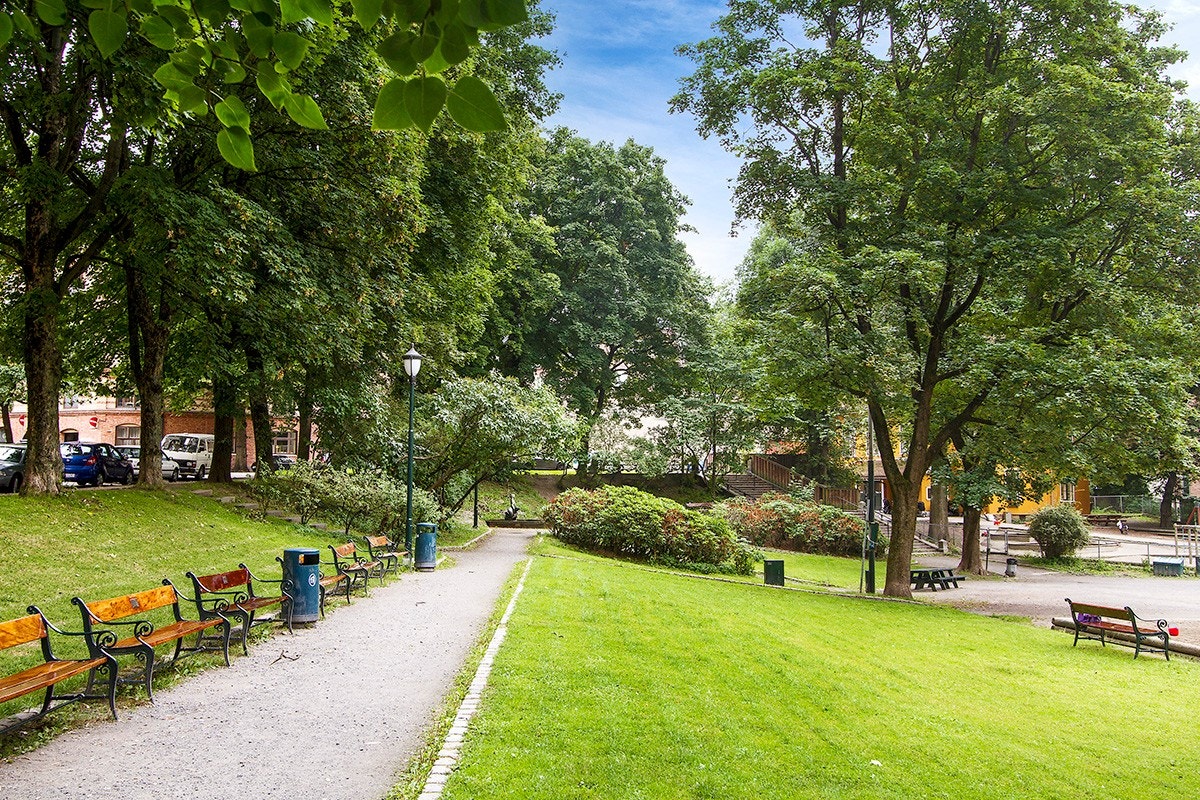 Kort vei til populære vestkanttorget. Galleribilde