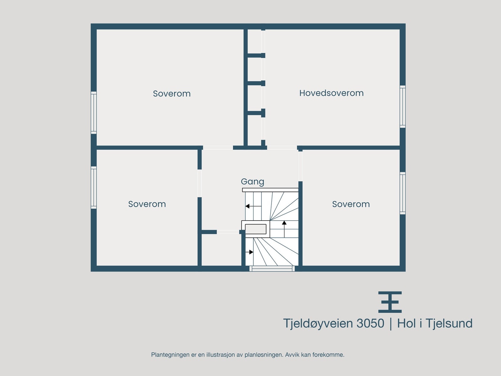 Plantegning 2. etasje Galleribilde