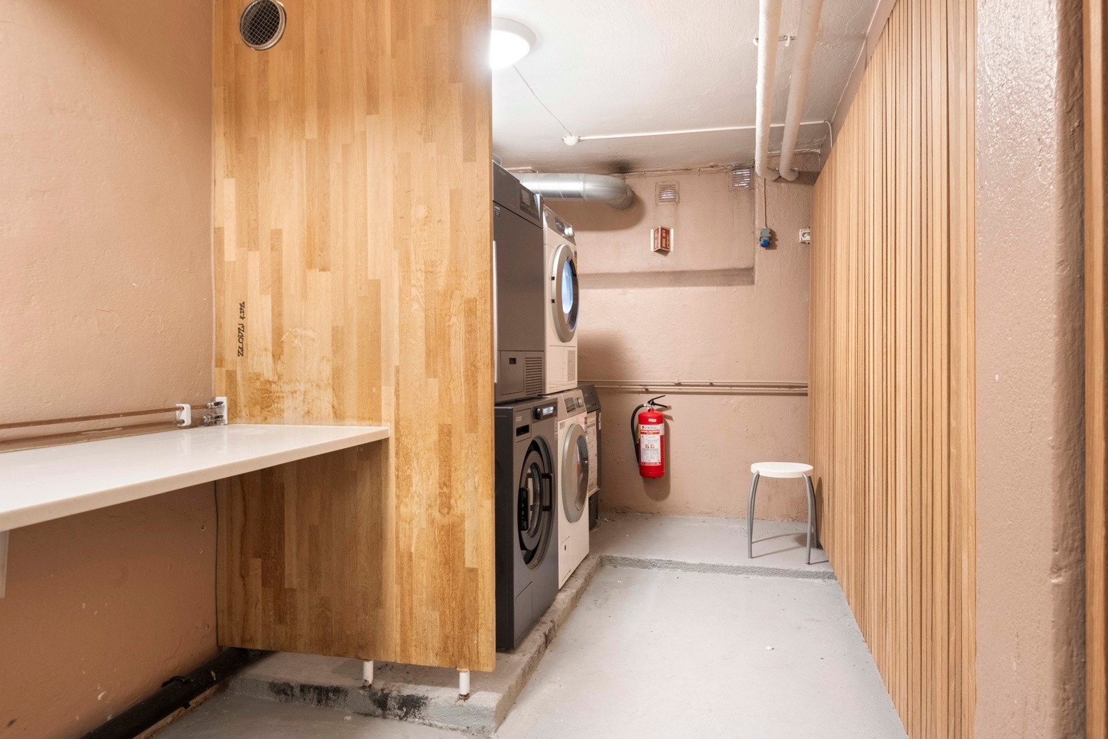 Borettslaget har fellesvaskeri. Galleribilde