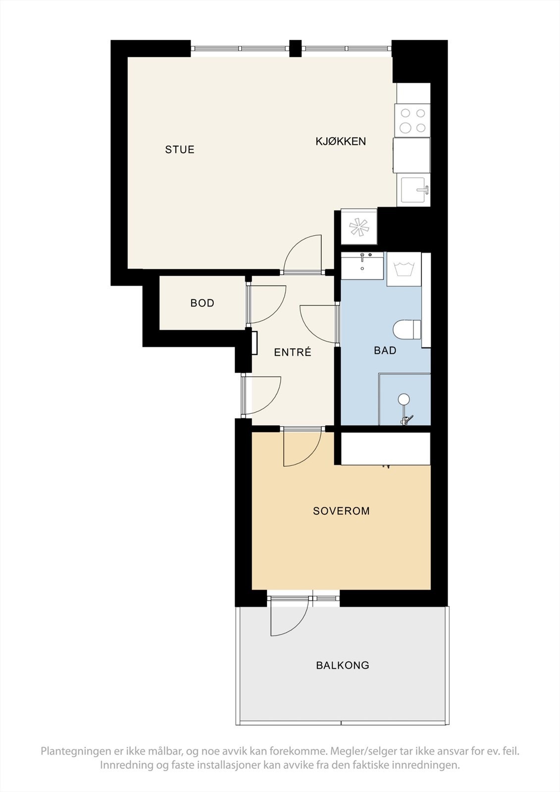 Plantegning Galleribilde