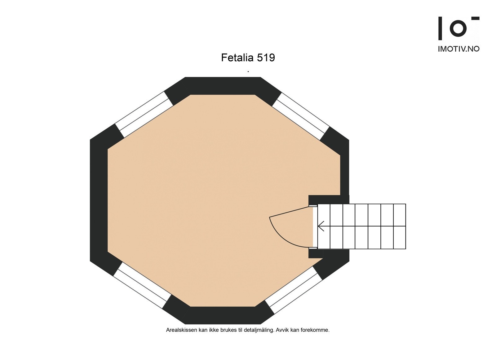 Plantegning 2. etasje med et eventyrlig master-rom Galleribilde