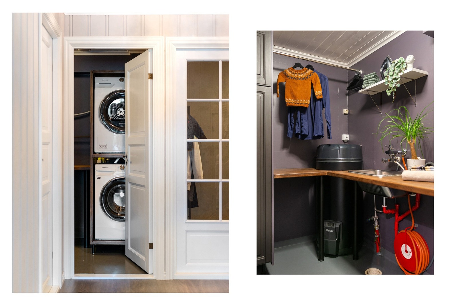 Praktis med eget vaskerom. Adkomst fra gang. Galleribilde