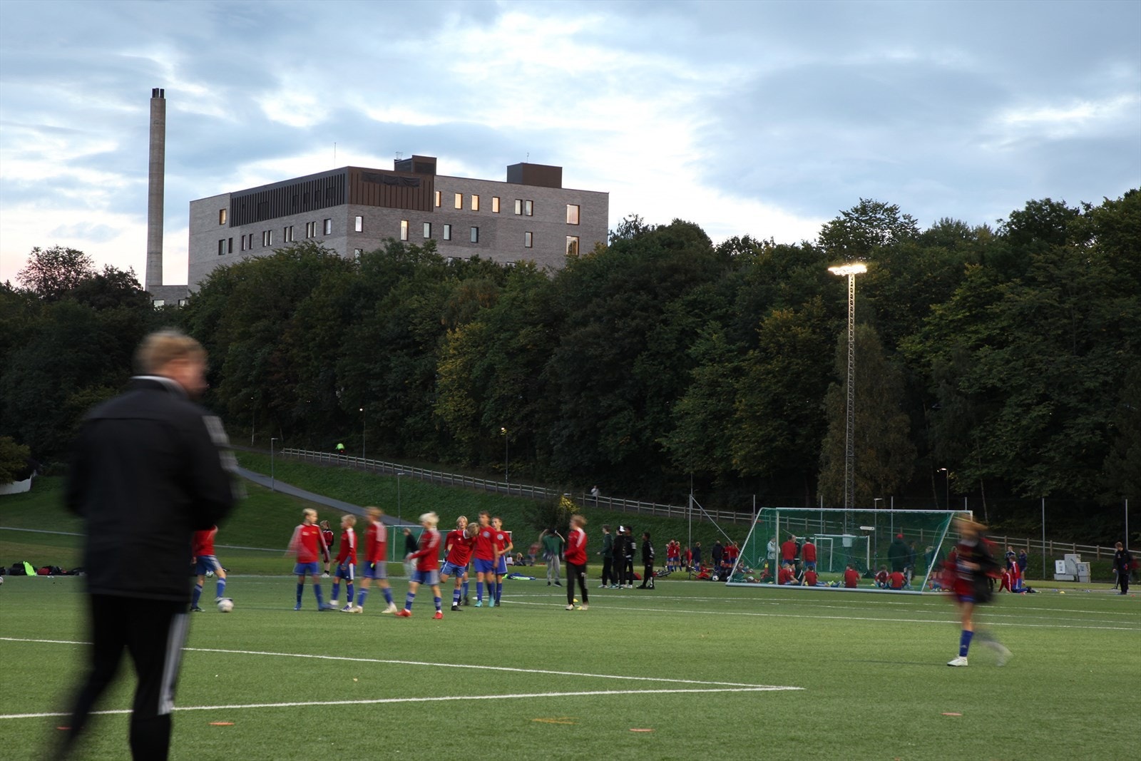 Her fra fotballbanen på Muselunden. Galleribilde