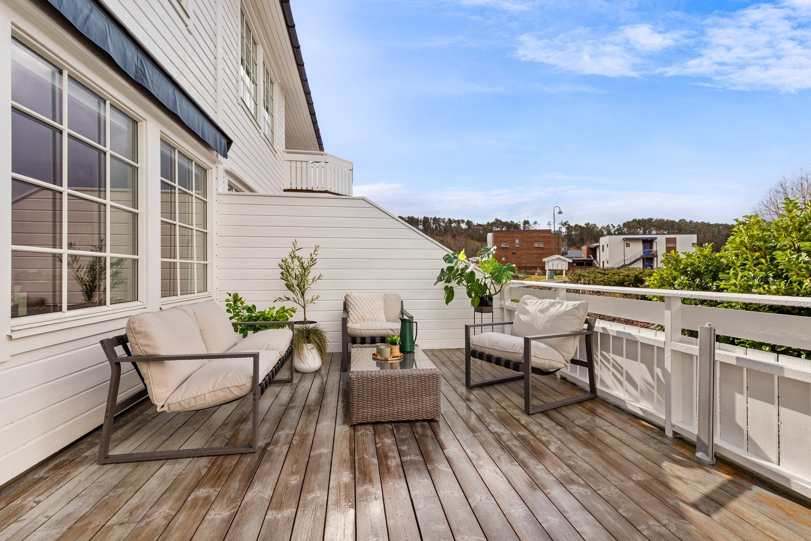 Eiendommen kan blant annet by på hele 62 kvm med terrasseareal. Galleribilde