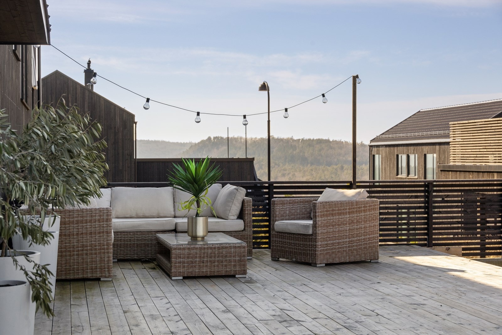 Stor og god terrasse (46 kvm) Galleribilde