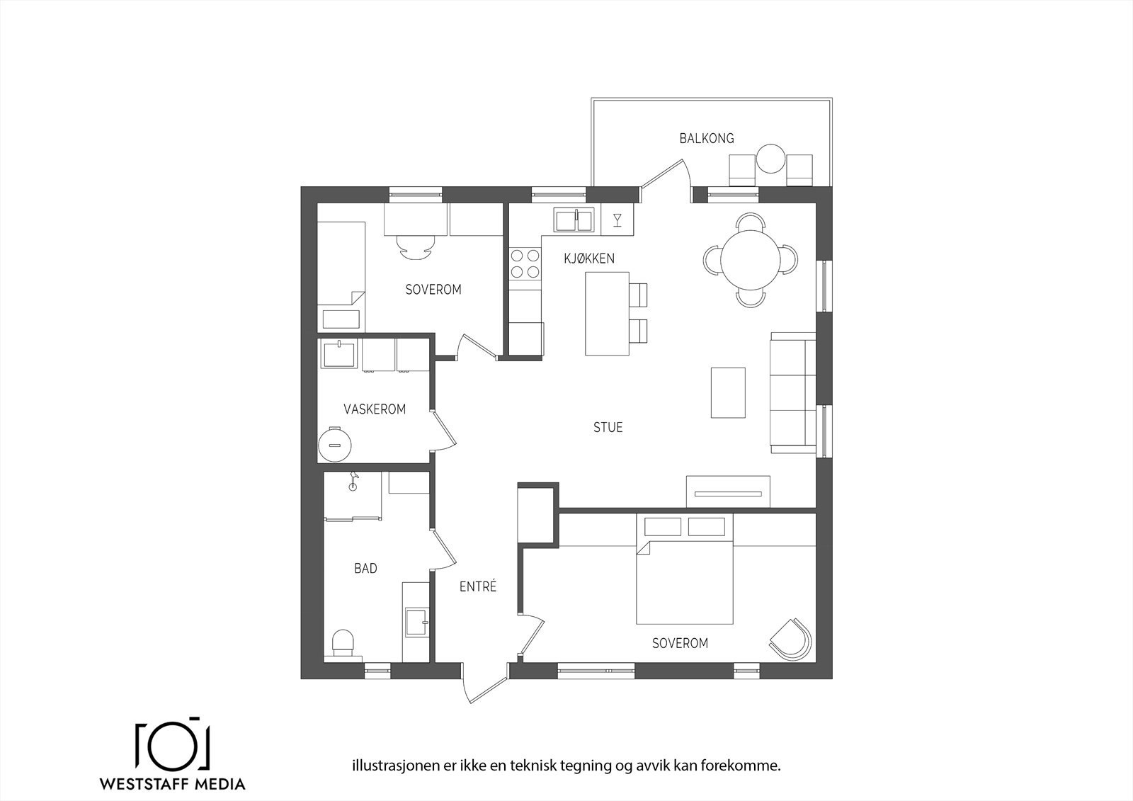 Planskisse. Galleribilde