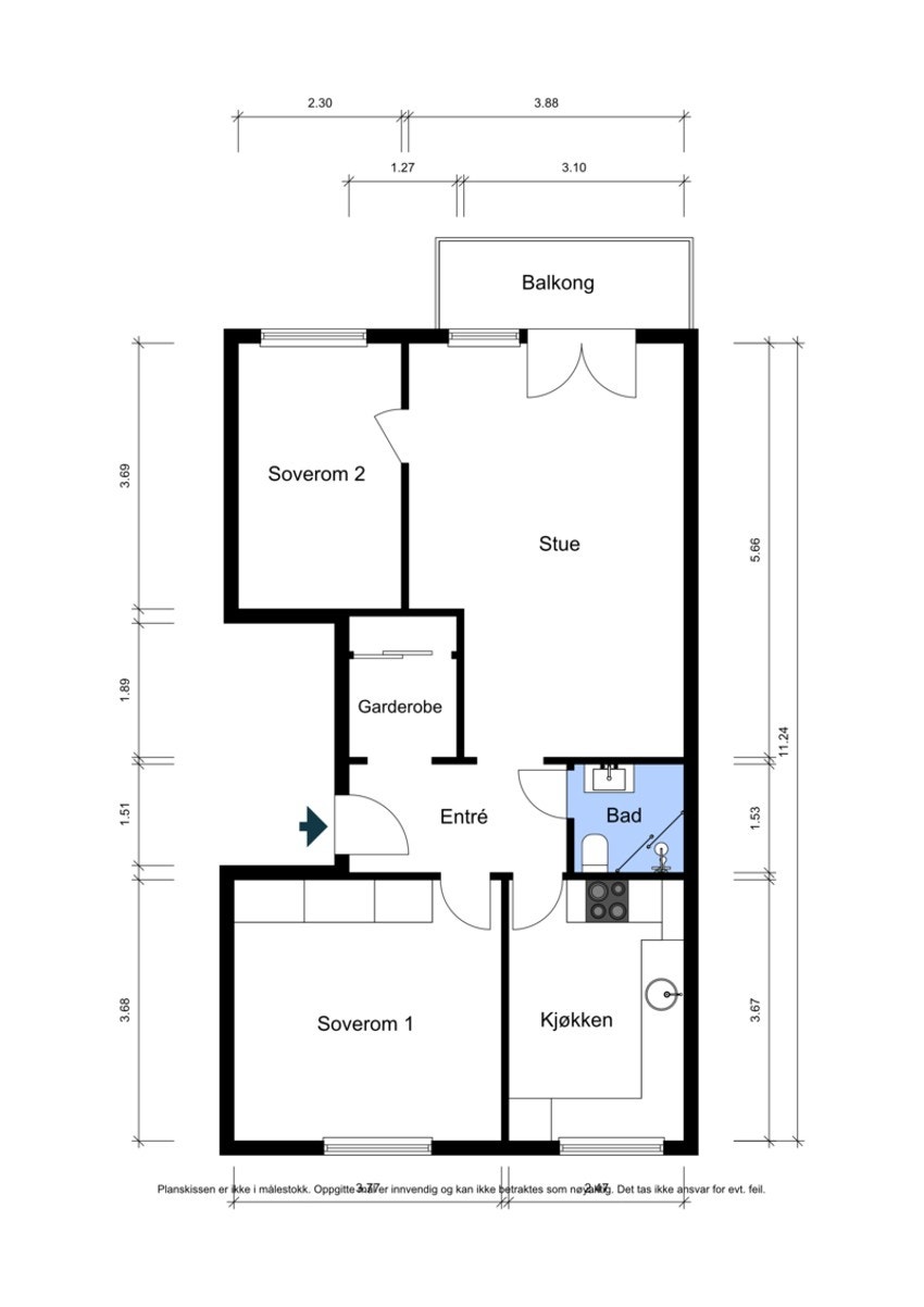 Planløsning. Galleribilde