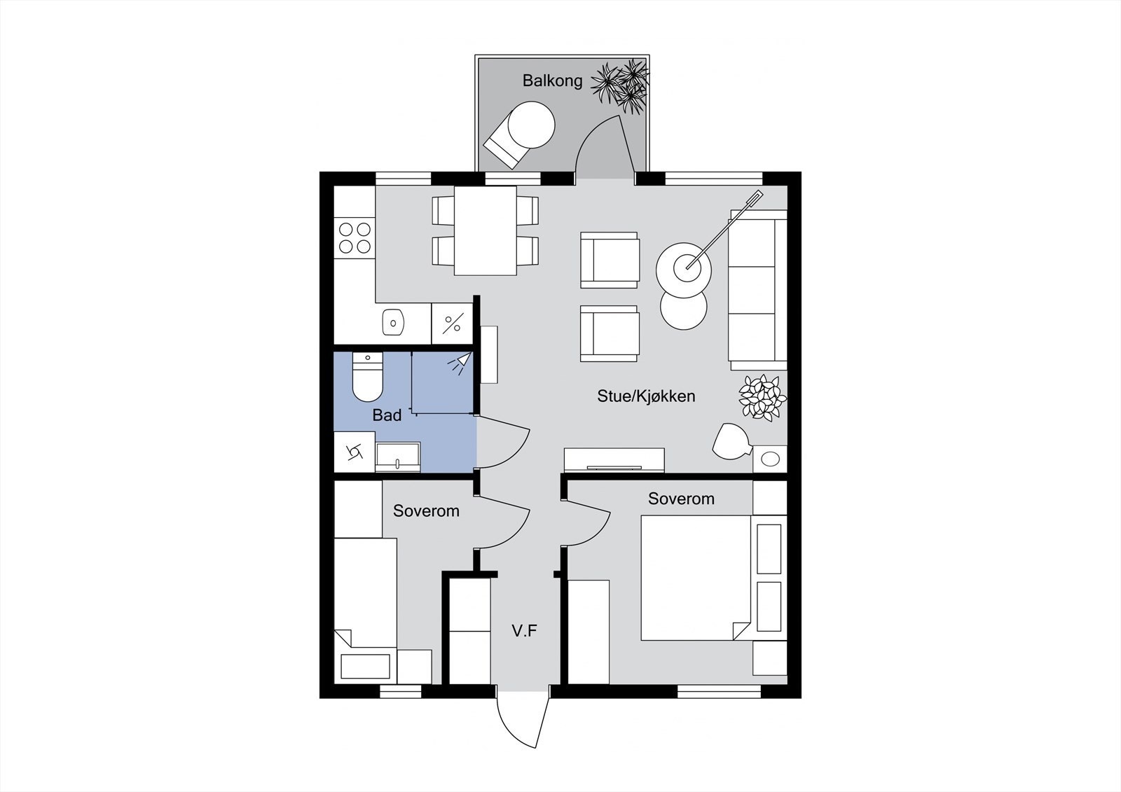 Plantegning - 2. etasje Galleribilde