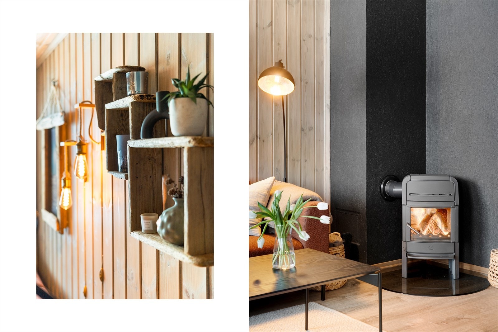 Vedovn står for varme og god atmosfære Galleribilde