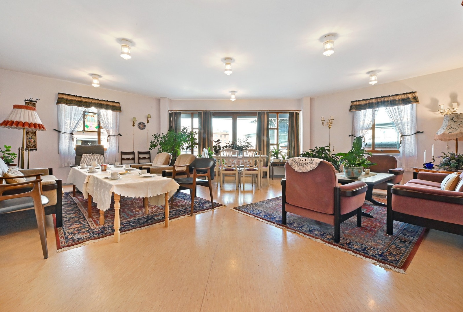 Fellesrom som kan benyttes av beboerne. Galleribilde