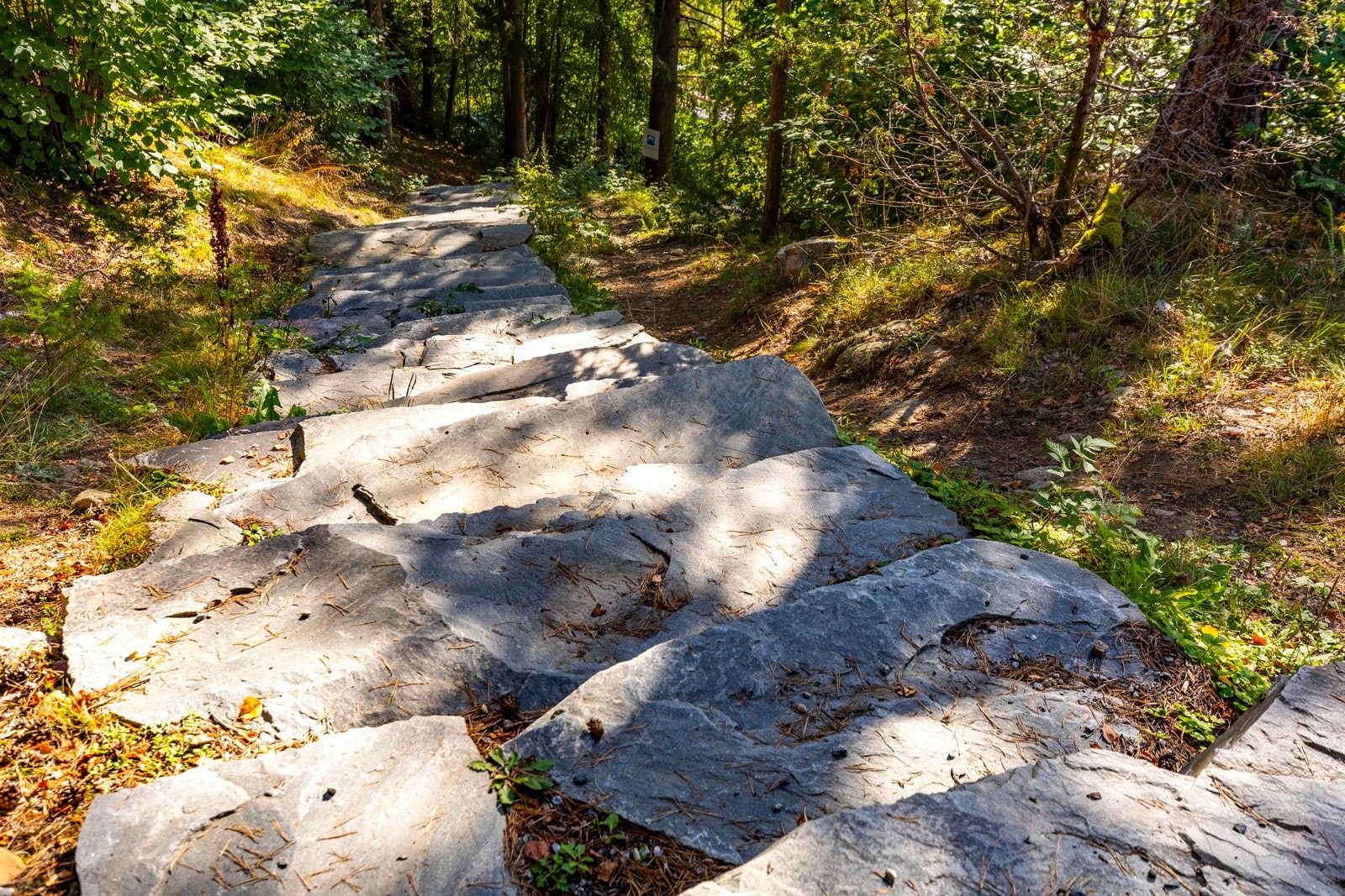En av flere Skjerpatrapper langs kyststien Galleribilde