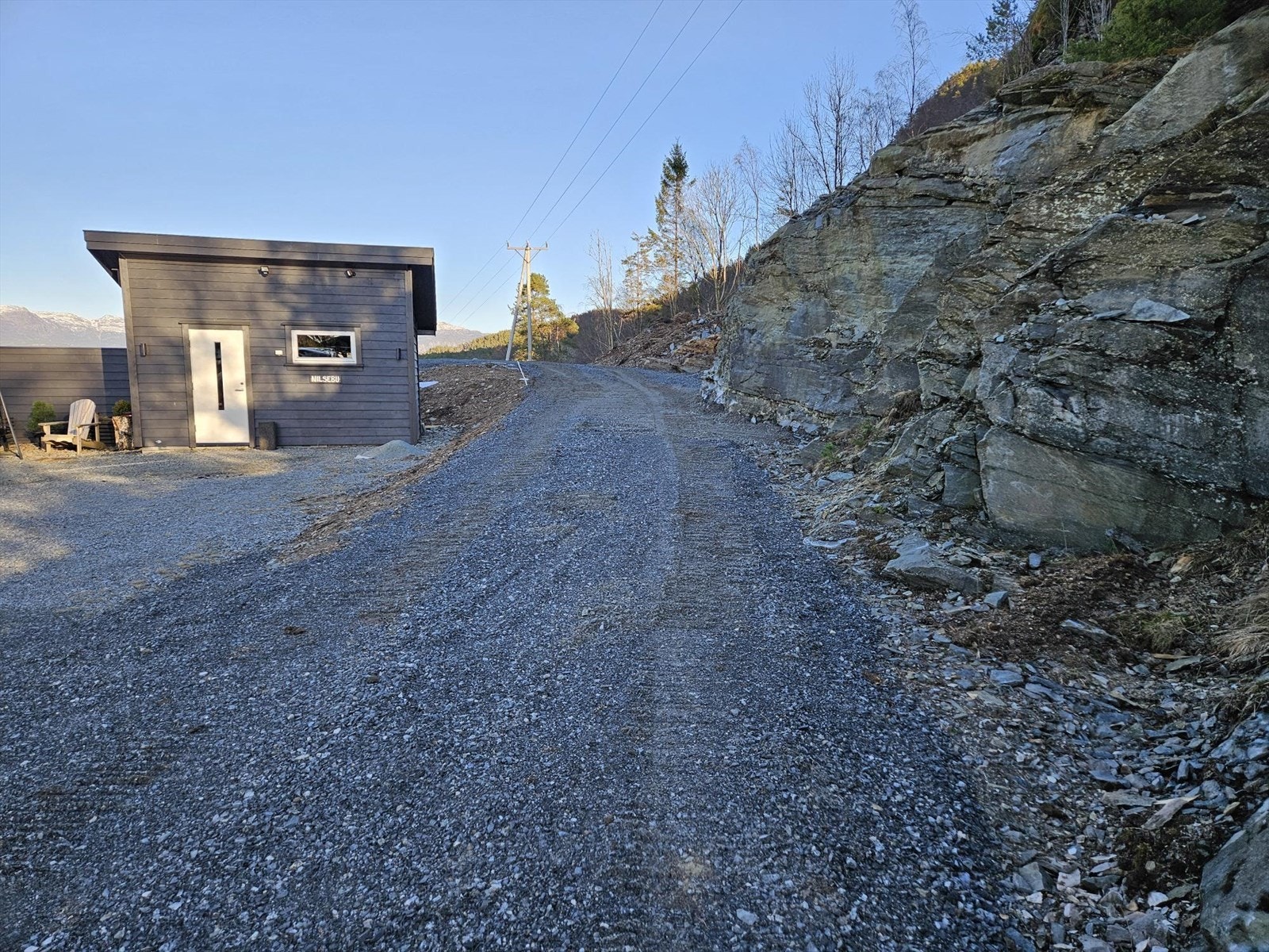 Vei til tomt Galleribilde