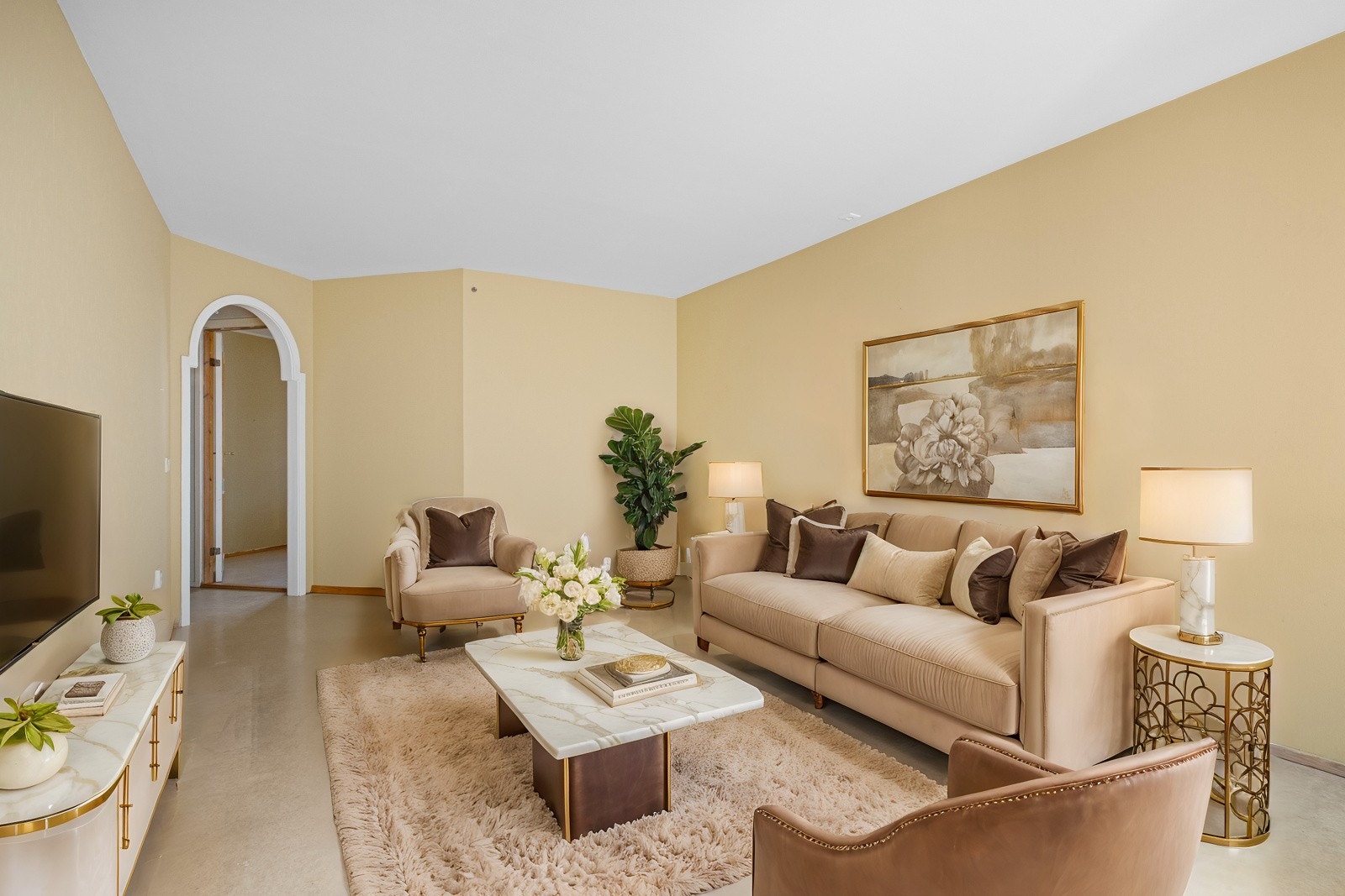 Digital møblering. Galleribilde