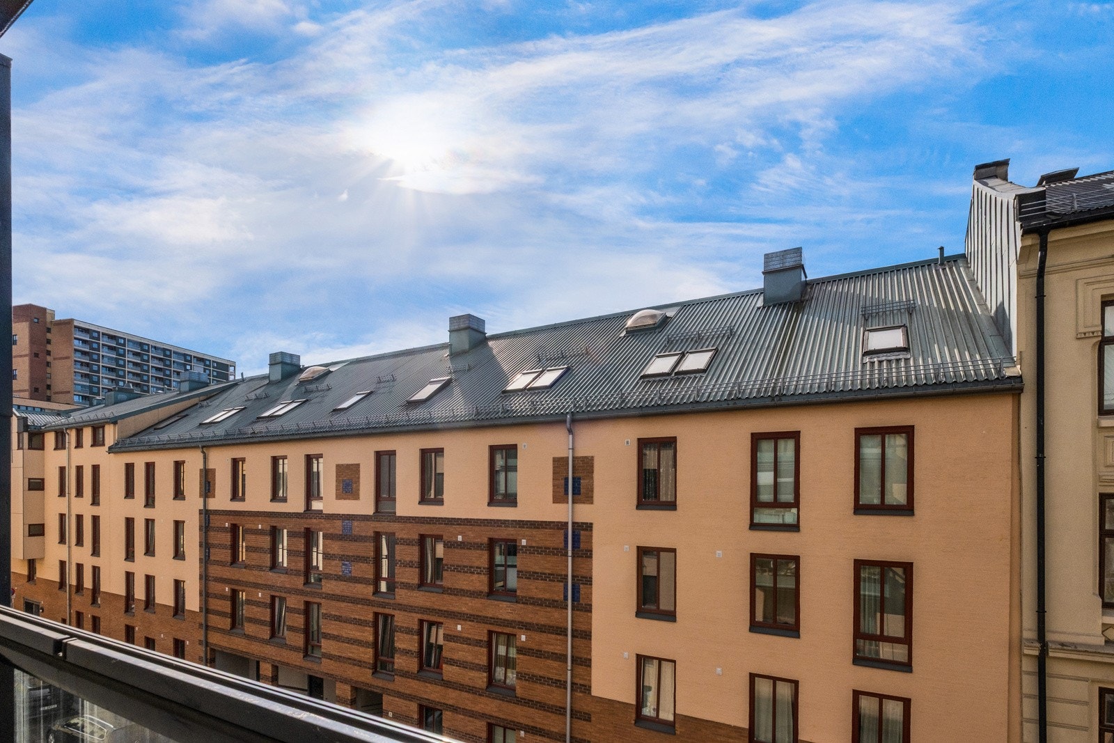 Utsikt fra balkongen. Galleribilde