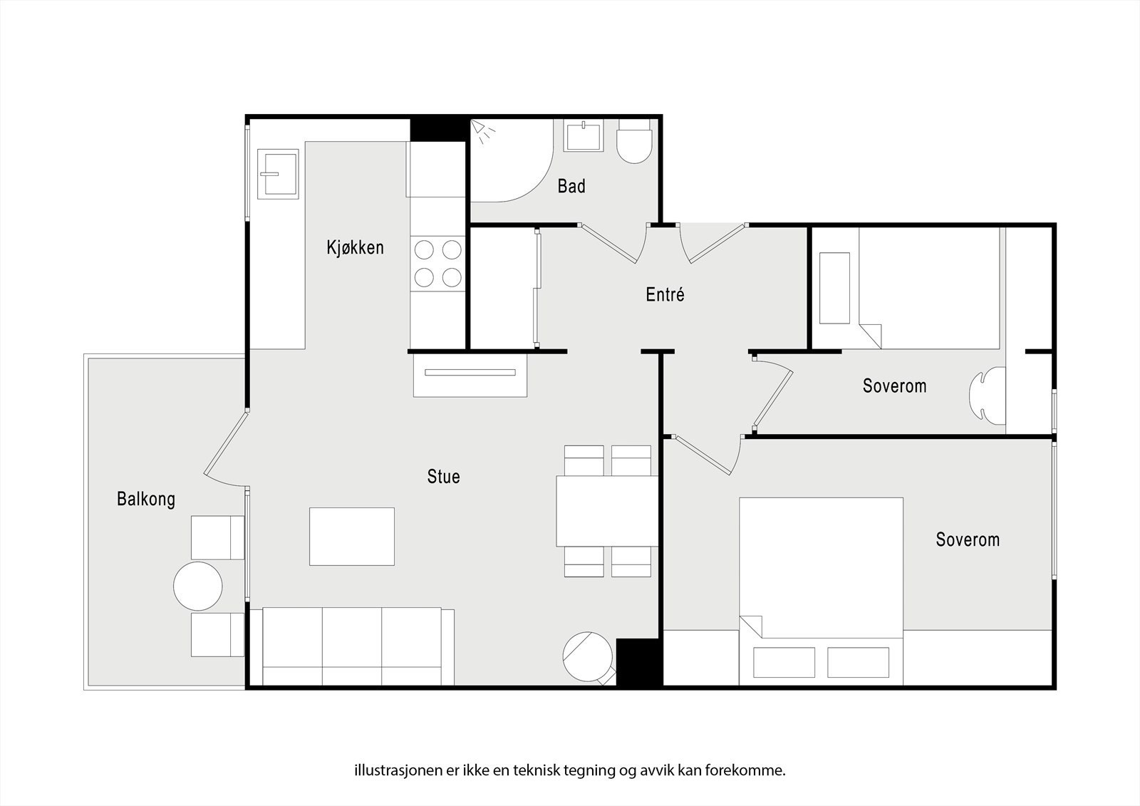 Plantegning Galleribilde