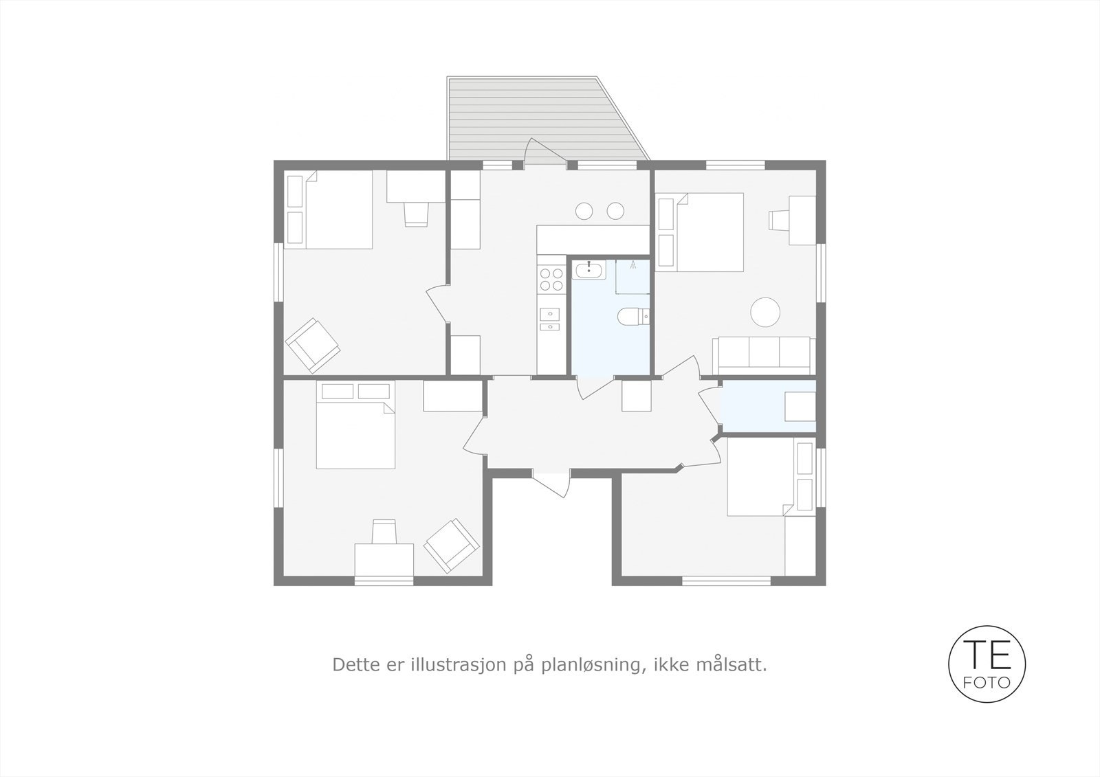 Plantegning Galleribilde