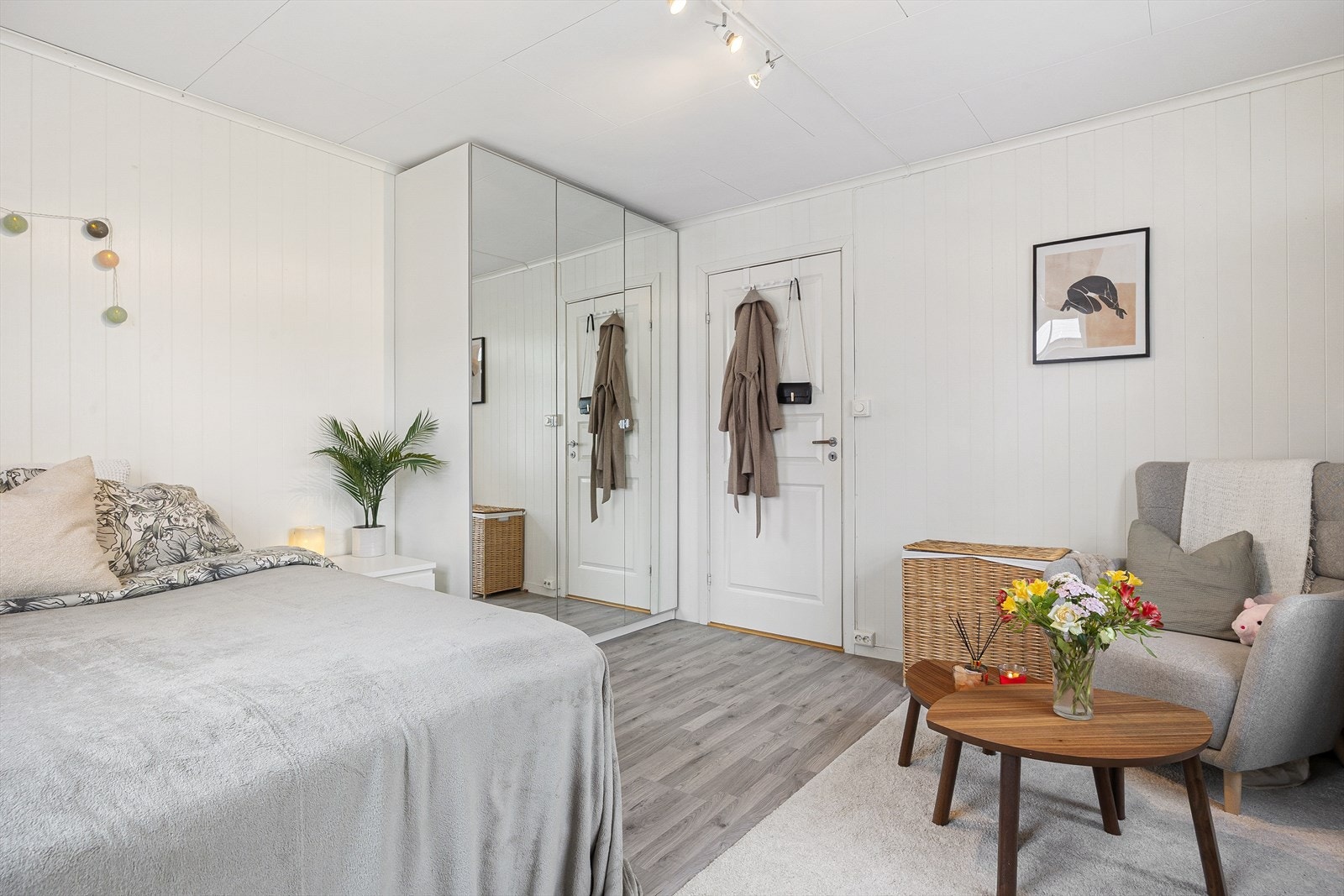 Stue som er benyttet som soverom Galleribilde