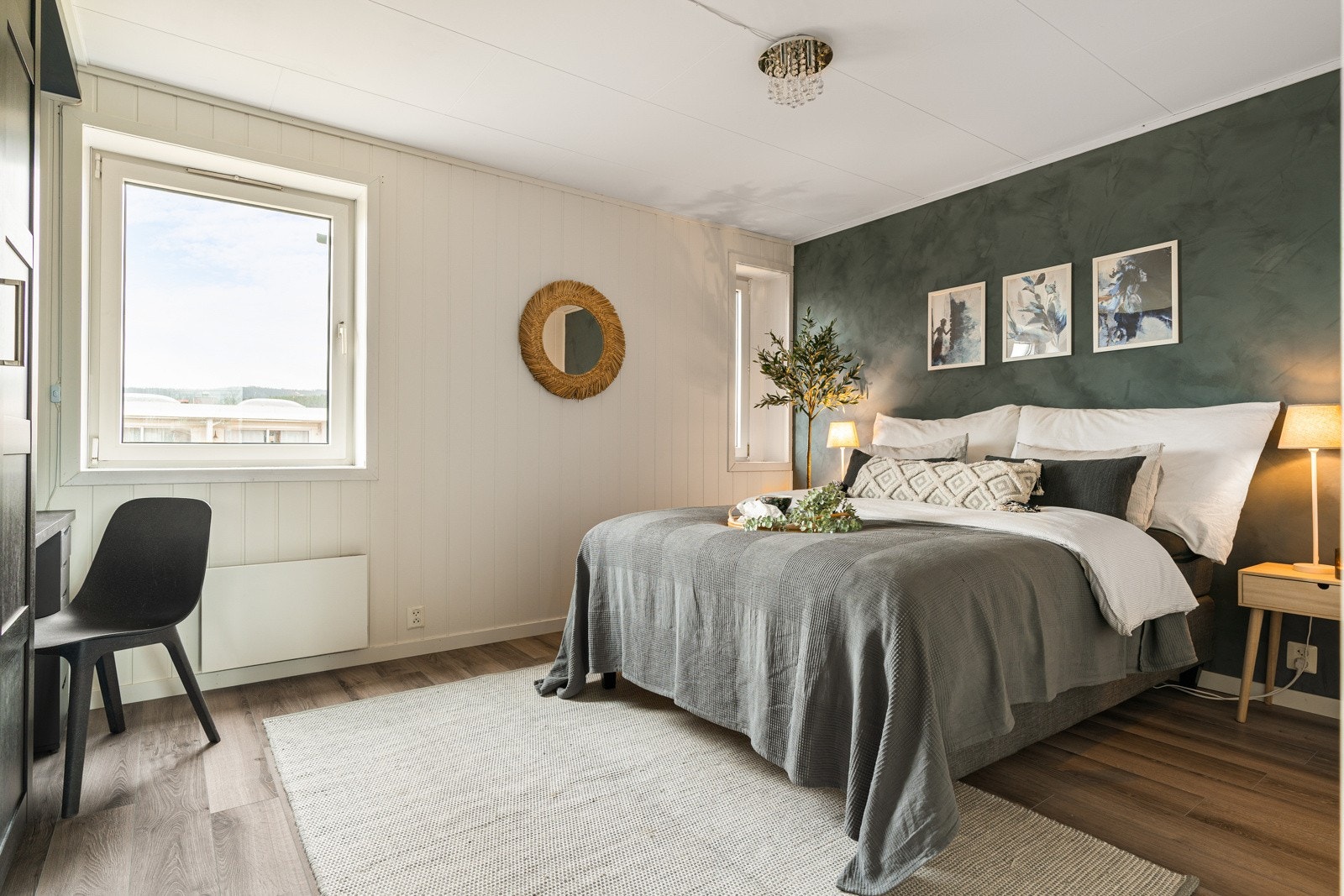 Hovedsoverom målt til gode 13,5 kvm. Galleribilde