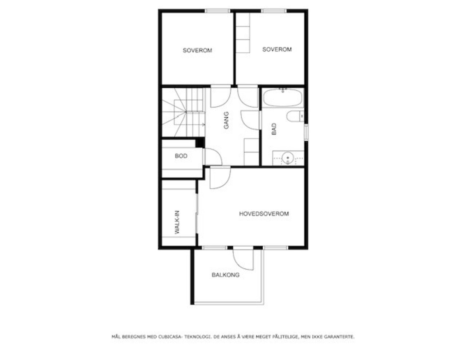 Plantegning 2. etasje Galleribilde