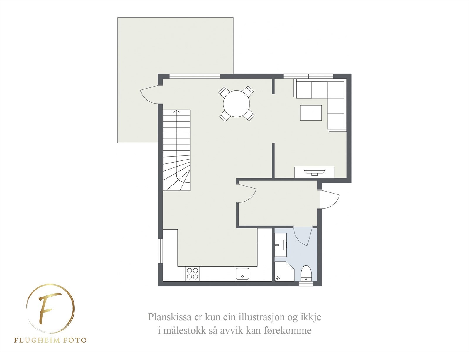 Planteikning - 1. Etasje Galleribilde