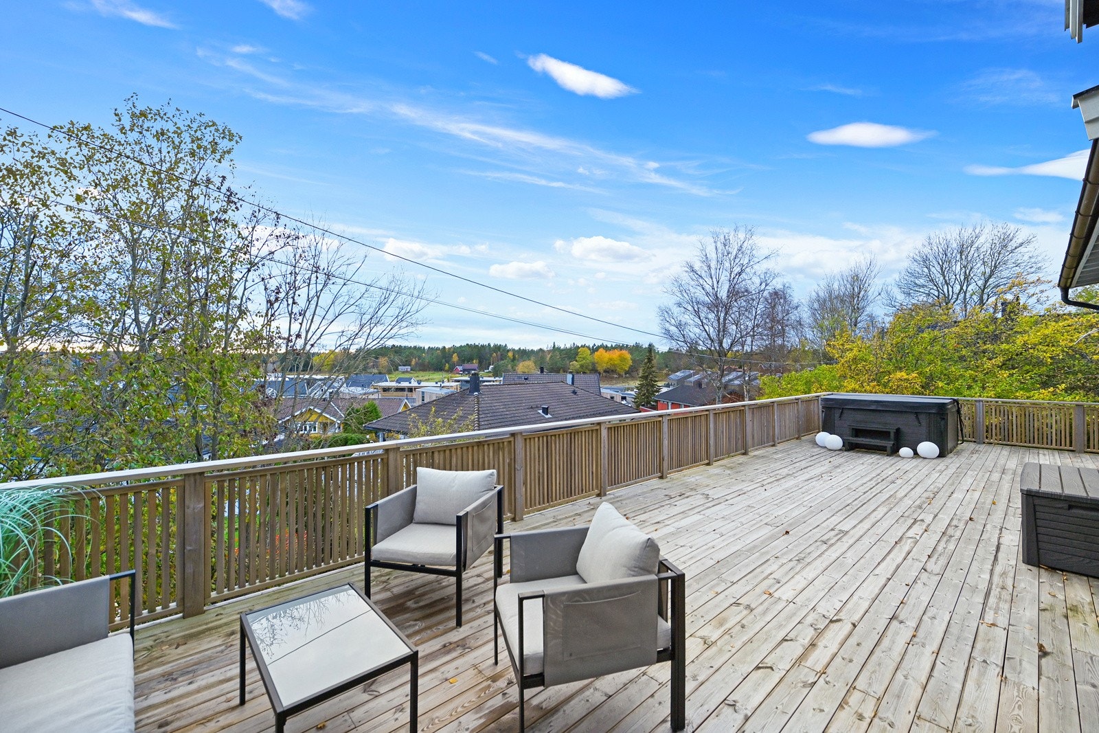 Gode solforhold og fint utsyn over nærområdene Galleribilde