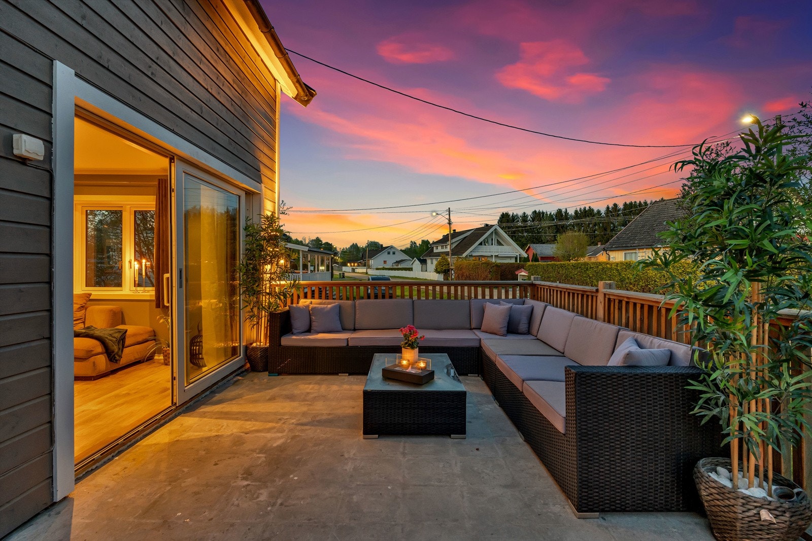 Her kan du nyte solrike dager og pent vær. Galleribilde