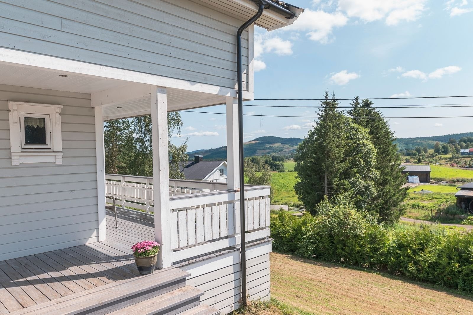 Utsikt fra veranda Galleribilde