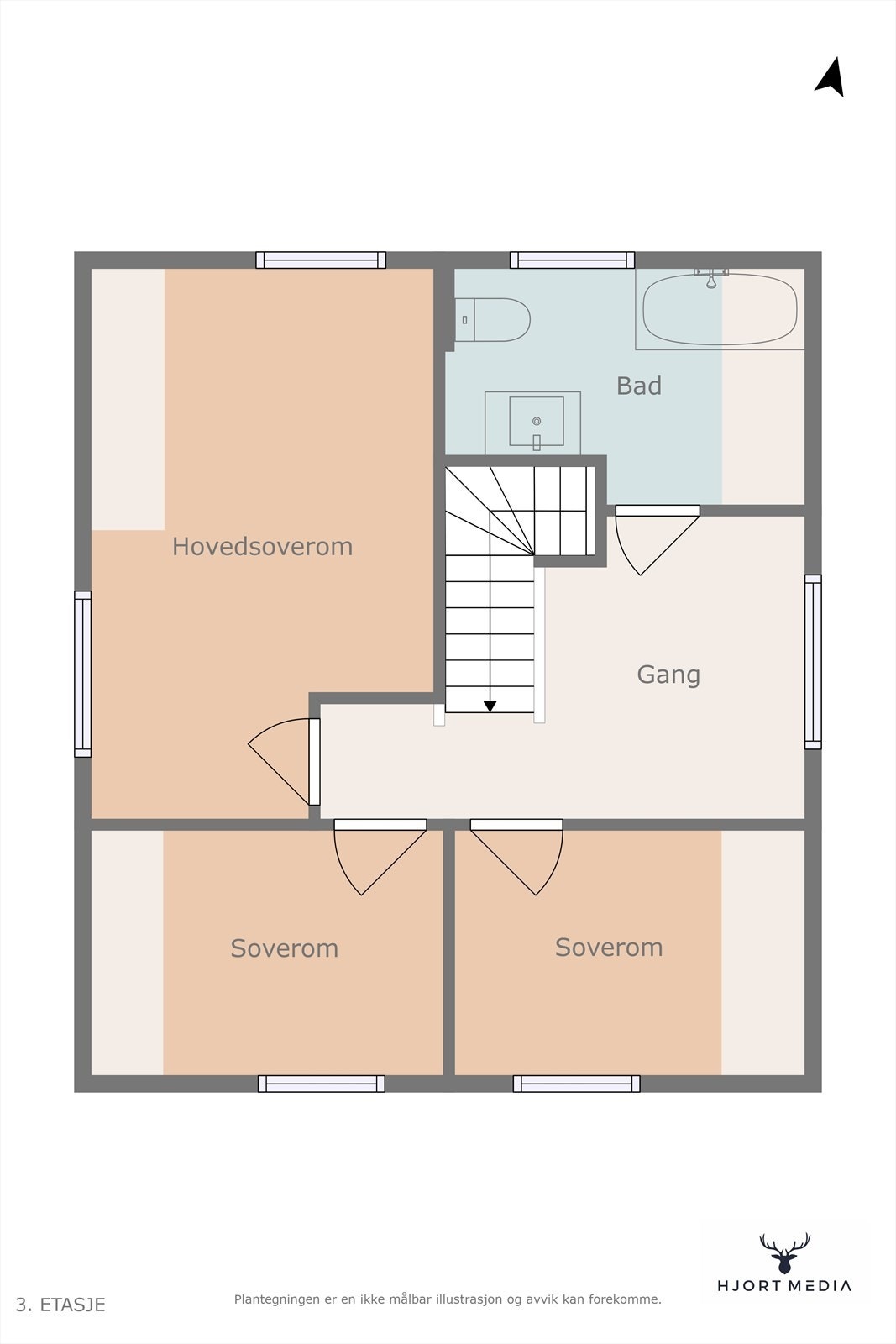Plantegning Galleribilde