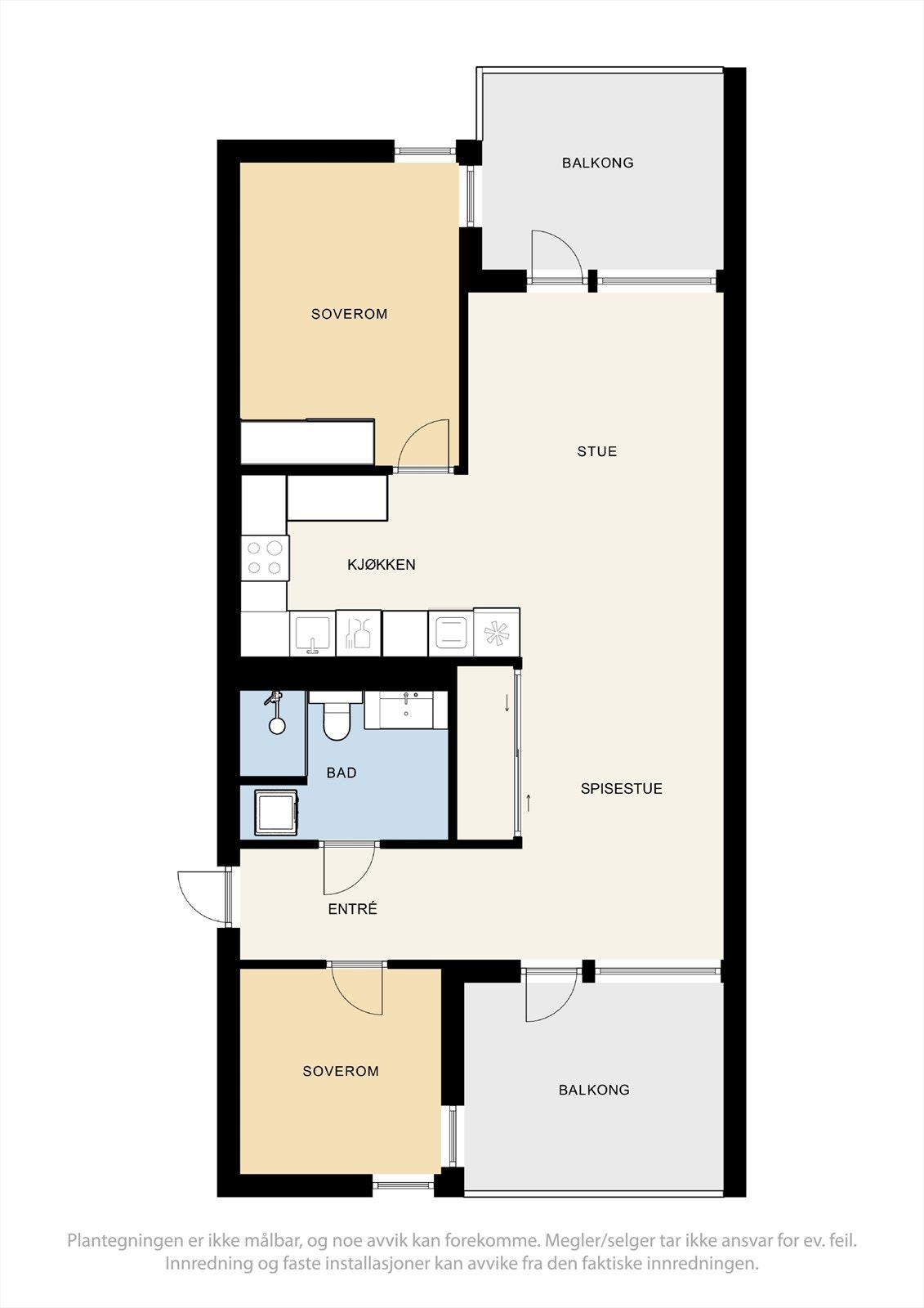 Plantegning Galleribilde