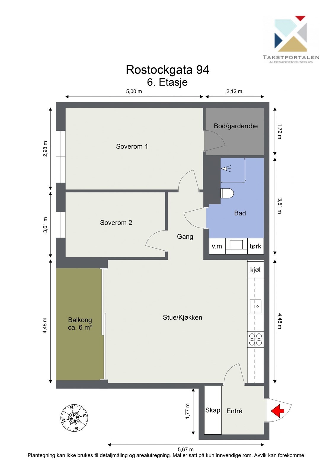 Plantegning Galleribilde