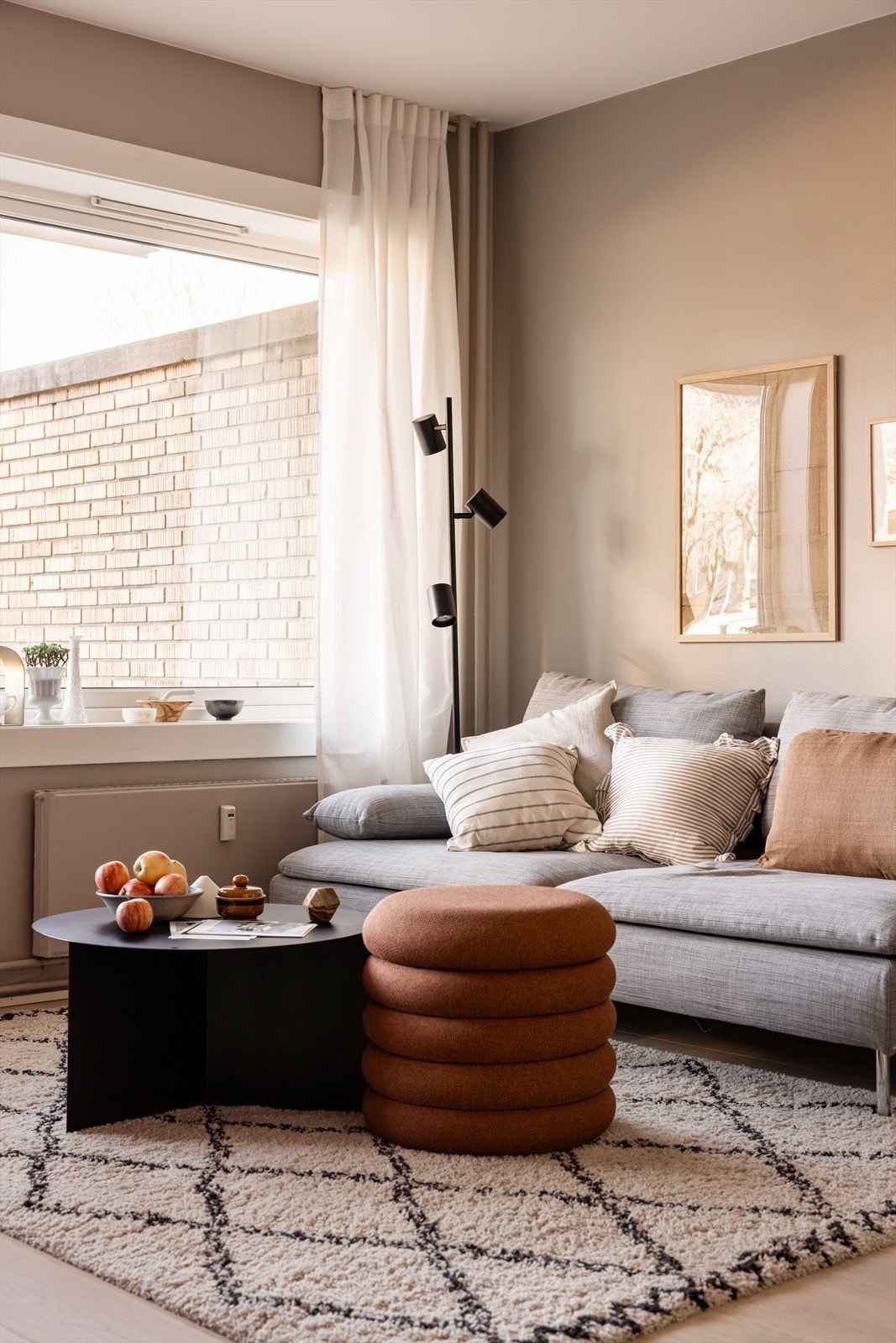 Enkelt å sette ditt eget preg på leiligheten med innredning og møblering Galleribilde