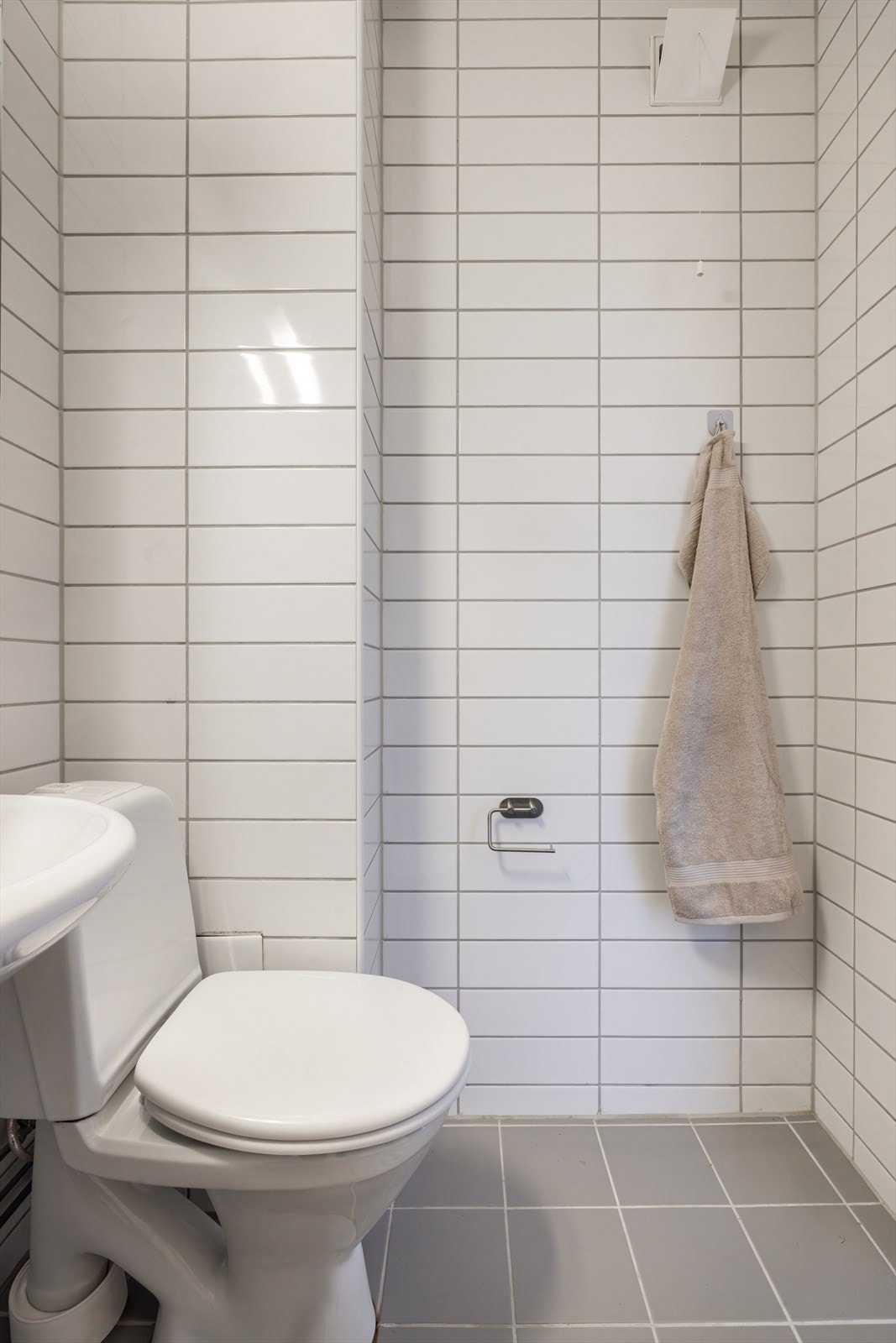 Badet har fått TG3 av takstmann og bør oppgraderes for å tåle normal bruk Galleribilde