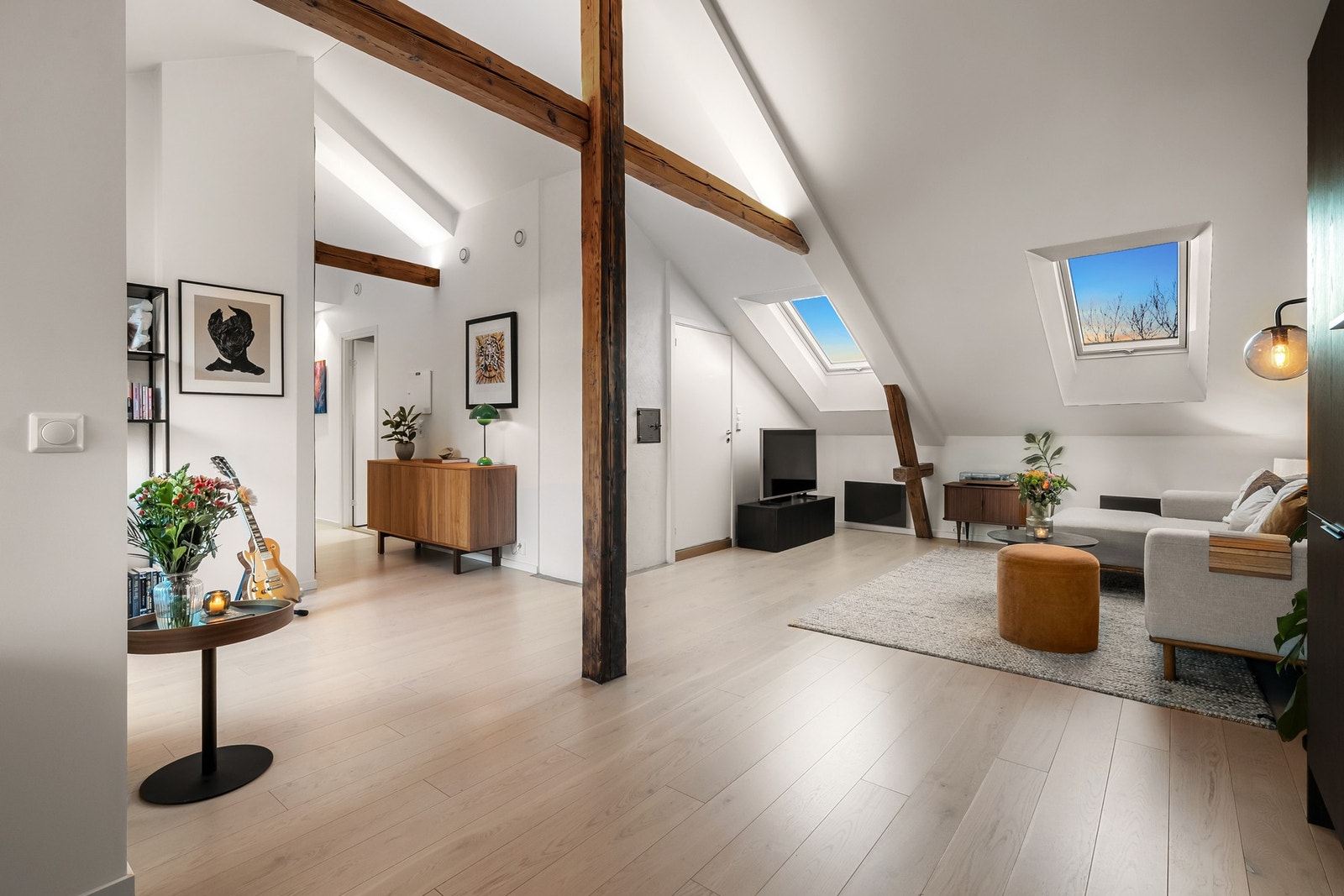 Kveldsmodus i stuen Galleribilde