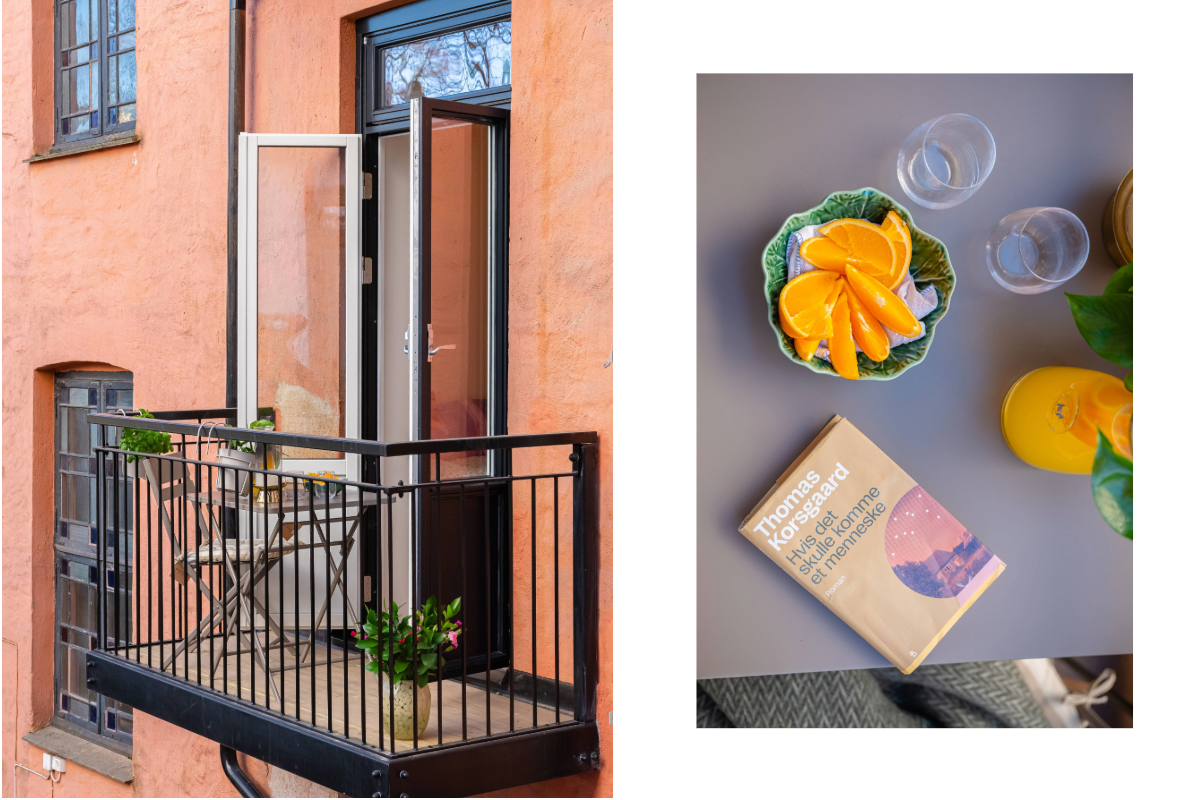 Det er nye doble balkongdører fra 2024 Galleribilde